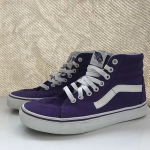 Purple Sk8-Hi Vans